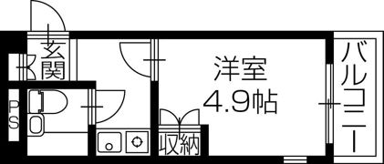 グリーンハイツ南駅前の間取り画像