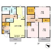 フェリーチェ Cの間取り画像