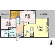 セレスティア檀溪通の間取り画像