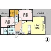 セレスティア檀溪通の間取り画像