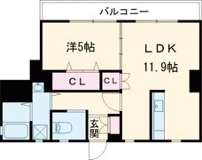 ロイヤルタワー花畑駅前の間取り画像