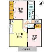 ディアコートの間取り画像