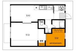 マンションフラワーの間取り画像