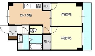 フローレンス尾前の間取り画像