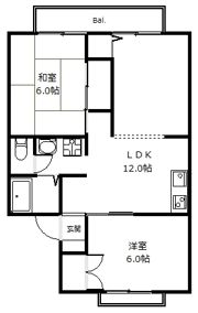 アメニティ45の間取り画像