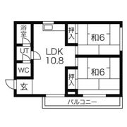 ヴィラコスモス稲沢の間取り画像