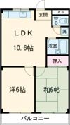 中村ハイツの間取り画像
