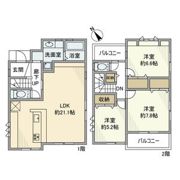 宮野木町戸建の間取り画像