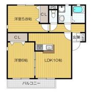 メル・ベイユ Aの間取り画像