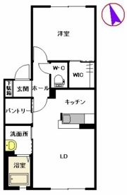 リバーサイド城西 B棟の間取り画像