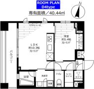 ステージグランデ錦糸町の間取り画像