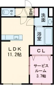 モナベルⅡの間取り画像