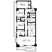 エクセレンス志賀本通の間取り画像
