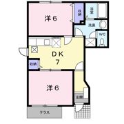 パークビサイド 一ツ橋Bの間取り画像