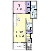 アベニールの間取り画像