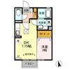 D-Room Aの間取り画像