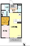 楽園 Aの間取り画像