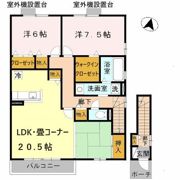 ヴェールトワの間取り画像