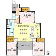 エグレットテラスⅡの間取り画像
