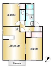 セジュール青山C棟の間取り画像
