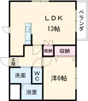 ルネスリヴェールの間取り画像