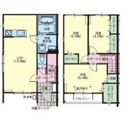 Twin Terrace千波の間取り画像