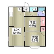コスモハイツの間取り画像