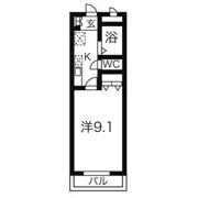 シャトー栗見坂Ⅱの間取り画像