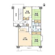 光が丘パークタウンゆりの木通り北住宅4号棟の間取り画像