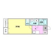 クレフラスト新守山南B棟の間取り画像