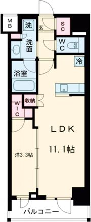 プレディアコート大森山王の間取り画像