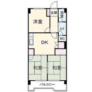 コーポ朝日の間取り画像