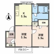 グランソレイユCの間取り画像