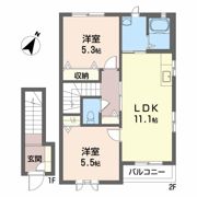 シャーメゾン・ペリドットの間取り画像