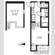 ハーモニーテラス名楽町の間取り画像