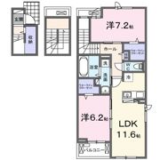 リゾ ハヤテの間取り画像