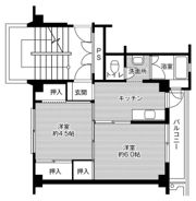 ビレッジハウス岩田2号棟の間取り画像