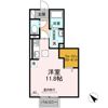 カレッジタウン E・F棟 F棟の間取り画像