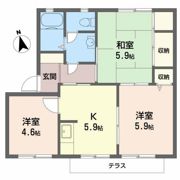 メープルコートの間取り画像