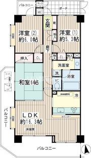 ネオマイム北寺尾の間取り画像