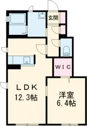 雪月花 6番館の間取り画像