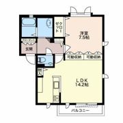 MastTown西条 Aの間取り画像