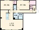 ラヴィータMの間取り画像