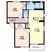 クロワール見付久保 Cの間取り画像