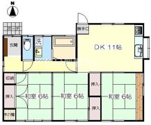 国府台本町貸家の間取り画像