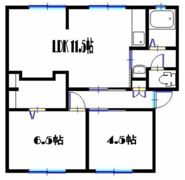 ハイツキタヤマの間取り画像