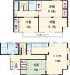 下弁財町津興戸建ての間取り画像
