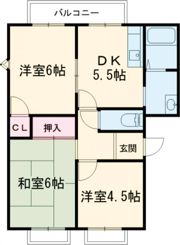 フレグランス金保の間取り画像