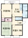 フレグランス金保の間取り画像