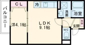 アート茨木の間取り画像